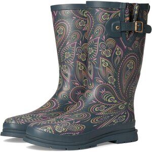 〽️Women's Organic Paisley Western Chief Waterproof Rain Outdoor Gardening Boots